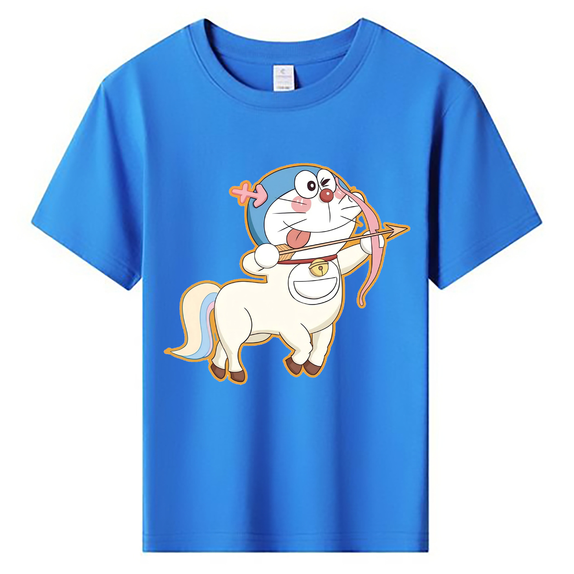 （画像用） ドラえもん Doraemon 綿100％キッズTシャツ（フロントプリント）